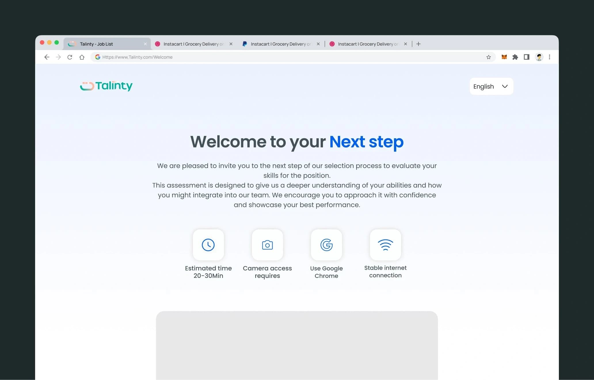 إدارة التقييمات في Talinty